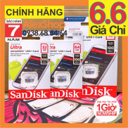 [Chính Hãng BH7 năm] Thẻ Nhớ MicroSD SanDisk Ultra 16/32/64/128GB 100MB/s Chính Hãng Có Tem Chính Hãng